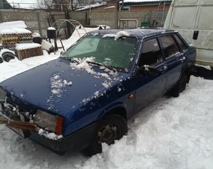 Синій ВАЗ 21099, об'ємом двигуна 1.6 л та пробігом 175 тис. км за 1850 $, фото 1 на Automoto.ua