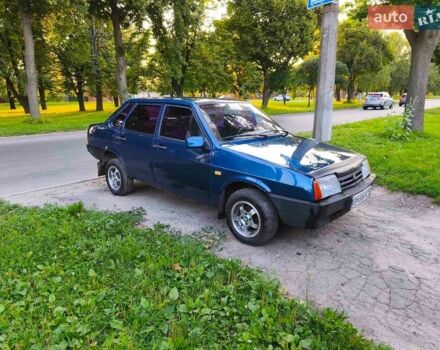 Синий ВАЗ 21099, объемом двигателя 1.6 л и пробегом 212 тыс. км за 3000 $, фото 1 на Automoto.ua