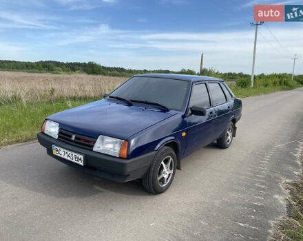 Синий ВАЗ 21099, объемом двигателя 1.6 л и пробегом 108 тыс. км за 2900 $, фото 1 на Automoto.ua