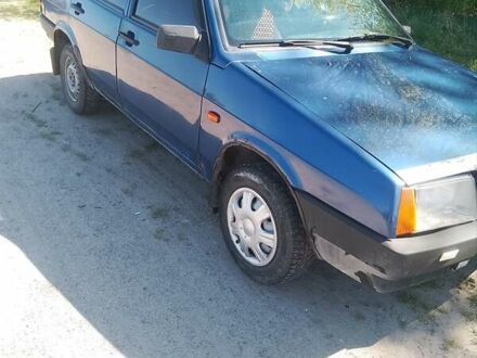 Синий ВАЗ 21099, объемом двигателя 1.6 л и пробегом 199 тыс. км за 1599 $, фото 1 на Automoto.ua