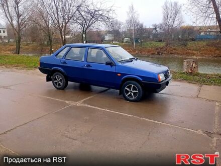 Синий ВАЗ 21099, объемом двигателя 1.6 л и пробегом 250 тыс. км за 1850 $, фото 1 на Automoto.ua