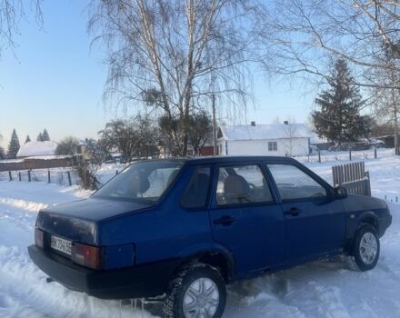Синий ВАЗ 21099, объемом двигателя 1.6 л и пробегом 115 тыс. км за 1050 $, фото 1 на Automoto.ua