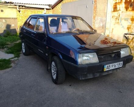 Синий ВАЗ 21099, объемом двигателя 1.6 л и пробегом 134 тыс. км за 1600 $, фото 1 на Automoto.ua