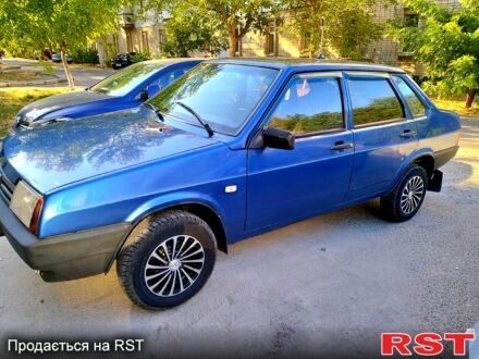 Синий ВАЗ 21099, объемом двигателя 1.6 л и пробегом 340 тыс. км за 1800 $, фото 1 на Automoto.ua