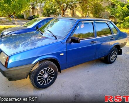 Синий ВАЗ 21099, объемом двигателя 1.6 л и пробегом 340 тыс. км за 1800 $, фото 1 на Automoto.ua