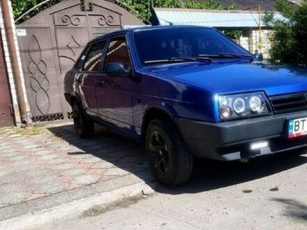 Синий ВАЗ 21099, объемом двигателя 0 л и пробегом 120 тыс. км за 1200 $, фото 1 на Automoto.ua