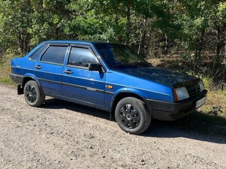 Синий ВАЗ 21099, объемом двигателя 1.6 л и пробегом 157 тыс. км за 2400 $, фото 1 на Automoto.ua