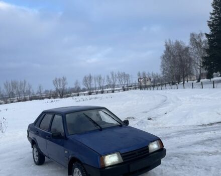 Синій ВАЗ 21099, об'ємом двигуна 1.6 л та пробігом 120 тис. км за 1000 $, фото 1 на Automoto.ua