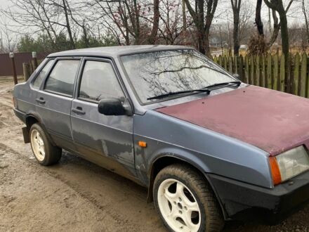 Синий ВАЗ 21099, объемом двигателя 1.6 л и пробегом 150 тыс. км за 650 $, фото 1 на Automoto.ua