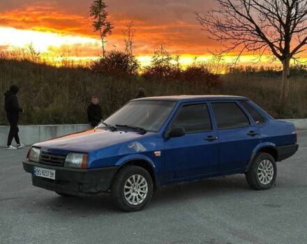 Синий ВАЗ 21099, объемом двигателя 1.6 л и пробегом 2 тыс. км за 1255 $, фото 1 на Automoto.ua