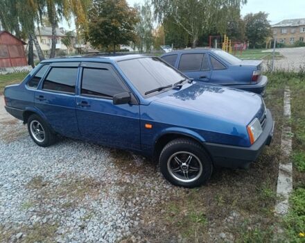 Синій ВАЗ 21099, об'ємом двигуна 1.6 л та пробігом 90 тис. км за 2400 $, фото 1 на Automoto.ua