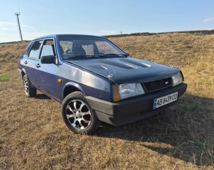 Синий ВАЗ 21099, объемом двигателя 1.6 л и пробегом 194 тыс. км за 1398 $, фото 1 на Automoto.ua