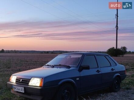 Синий ВАЗ 21099, объемом двигателя 1.6 л и пробегом 72 тыс. км за 2500 $, фото 1 на Automoto.ua