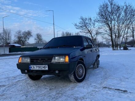 Синий ВАЗ 21099, объемом двигателя 1.6 л и пробегом 250 тыс. км за 2500 $, фото 1 на Automoto.ua