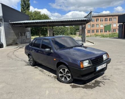 Синий ВАЗ 21099, объемом двигателя 1.6 л и пробегом 196 тыс. км за 1300 $, фото 1 на Automoto.ua