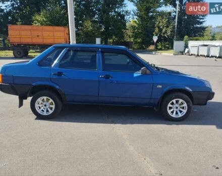 Синий ВАЗ 21099, объемом двигателя 1.6 л и пробегом 110 тыс. км за 2000 $, фото 1 на Automoto.ua