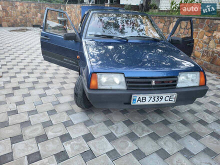 Синий ВАЗ 21099, объемом двигателя 1.6 л и пробегом 125 тыс. км за 1850 $, фото 1 на Automoto.ua