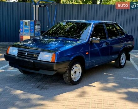 Синий ВАЗ 21099, объемом двигателя 1.5 л и пробегом 93 тыс. км за 2850 $, фото 1 на Automoto.ua