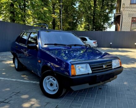 Синий ВАЗ 21099, объемом двигателя 1 л и пробегом 93 тыс. км за 2906 $, фото 1 на Automoto.ua