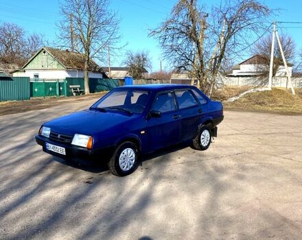 Синий ВАЗ 21099, объемом двигателя 1.6 л и пробегом 140 тыс. км за 2000 $, фото 1 на Automoto.ua