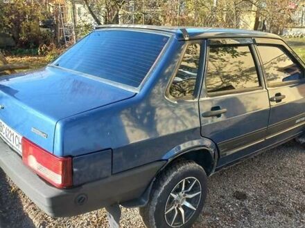 Синий ВАЗ 21099, объемом двигателя 1.6 л и пробегом 141 тыс. км за 2600 $, фото 1 на Automoto.ua