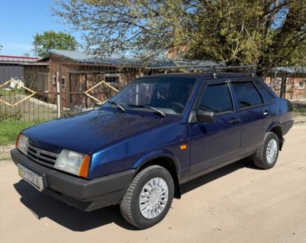 Синий ВАЗ 21099, объемом двигателя 1.5 л и пробегом 200 тыс. км за 1350 $, фото 1 на Automoto.ua