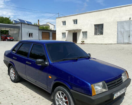Синий ВАЗ 21099, объемом двигателя 1.6 л и пробегом 190 тыс. км за 2100 $, фото 1 на Automoto.ua