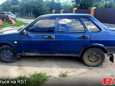 Синий ВАЗ 21099, объемом двигателя 1.6 л и пробегом 130 тыс. км за 1300 $, фото 1 на Automoto.ua
