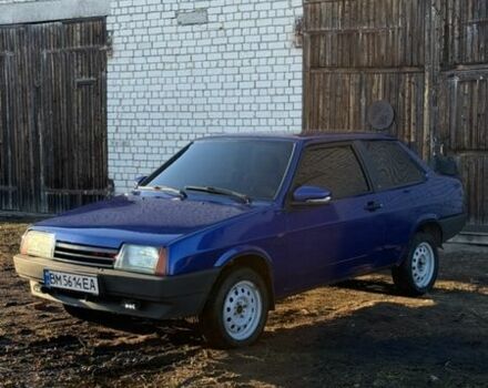Синий ВАЗ 21099, объемом двигателя 1.6 л и пробегом 183 тыс. км за 1800 $, фото 1 на Automoto.ua