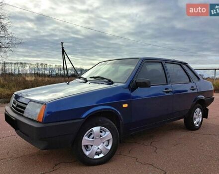 Синий ВАЗ 21099, объемом двигателя 1.6 л и пробегом 224 тыс. км за 2750 $, фото 1 на Automoto.ua