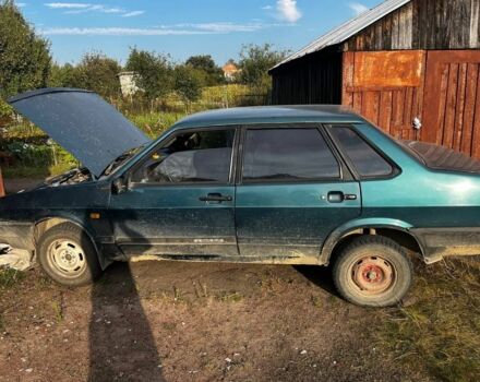 Зеленый ВАЗ 21099, объемом двигателя 1.5 л и пробегом 200 тыс. км за 1150 $, фото 2 на Automoto.ua
