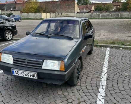 Зеленый ВАЗ 21099, объемом двигателя 1.5 л и пробегом 168 тыс. км за 1400 $, фото 3 на Automoto.ua