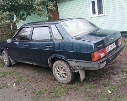 Зеленый ВАЗ 21099, объемом двигателя 1.5 л и пробегом 249 тыс. км за 1000 $, фото 2 на Automoto.ua