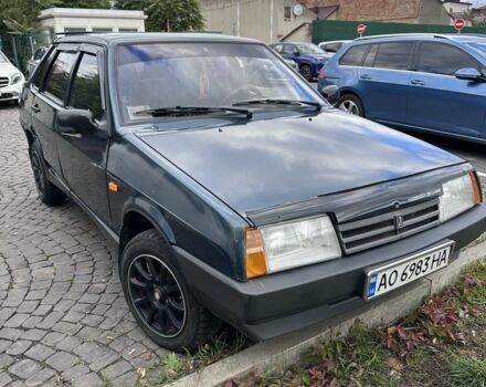 Зеленый ВАЗ 21099, объемом двигателя 1.5 л и пробегом 168 тыс. км за 1400 $, фото 4 на Automoto.ua