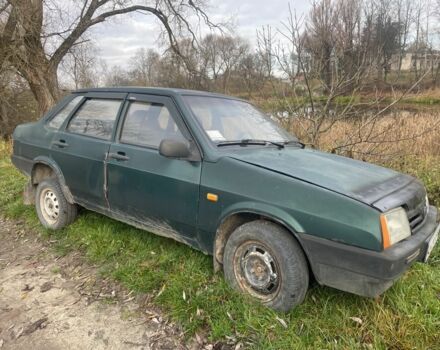 Зеленый ВАЗ 21099, объемом двигателя 1.6 л и пробегом 150 тыс. км за 428 $, фото 2 на Automoto.ua