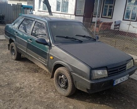 Зеленый ВАЗ 21099, объемом двигателя 1.3 л и пробегом 1 тыс. км за 900 $, фото 2 на Automoto.ua