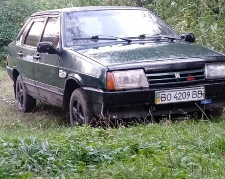 Зеленый ВАЗ 21099, объемом двигателя 1.5 л и пробегом 82 тыс. км за 1100 $, фото 6 на Automoto.ua