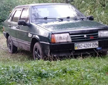 Зеленый ВАЗ 21099, объемом двигателя 1.5 л и пробегом 82 тыс. км за 1100 $, фото 5 на Automoto.ua