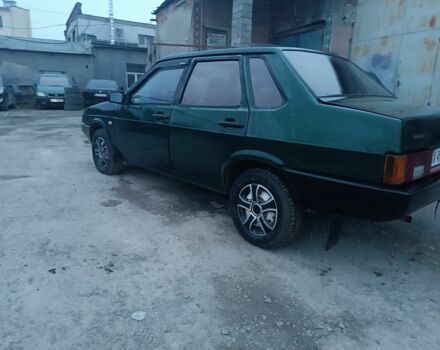 Зелений ВАЗ 21099, об'ємом двигуна 1.5 л та пробігом 123 тис. км за 1000 $, фото 1 на Automoto.ua