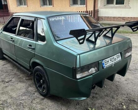 Зеленый ВАЗ 21099, объемом двигателя 1.3 л и пробегом 1000 тыс. км за 1500 $, фото 2 на Automoto.ua