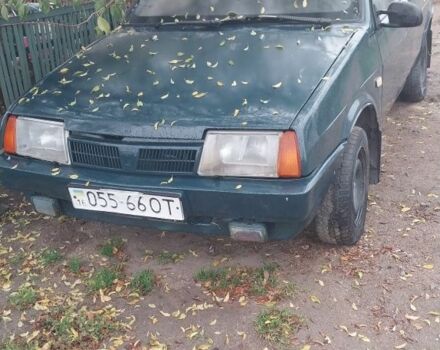 Зеленый ВАЗ 21099, объемом двигателя 1.3 л и пробегом 2 тыс. км за 750 $, фото 1 на Automoto.ua