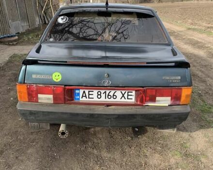 Зеленый ВАЗ 21099, объемом двигателя 1.5 л и пробегом 662 тыс. км за 1600 $, фото 1 на Automoto.ua
