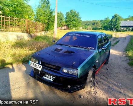 Зеленый ВАЗ 21099, объемом двигателя 1.3 л и пробегом 123 тыс. км за 1350 $, фото 1 на Automoto.ua