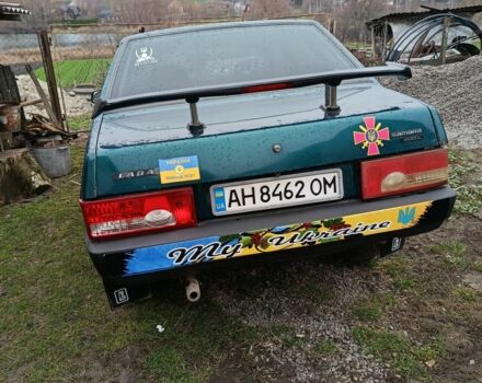 Зеленый ВАЗ 21099, объемом двигателя 1.5 л и пробегом 95 тыс. км за 1700 $, фото 1 на Automoto.ua