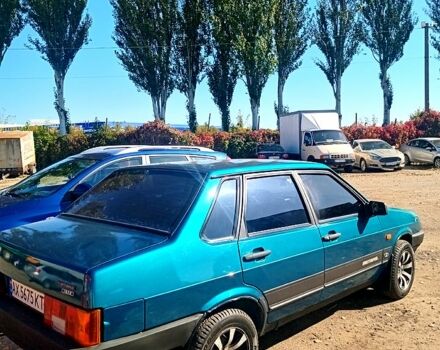 Зелений ВАЗ 21099, об'ємом двигуна 1.5 л та пробігом 300 тис. км за 1100 $, фото 1 на Automoto.ua