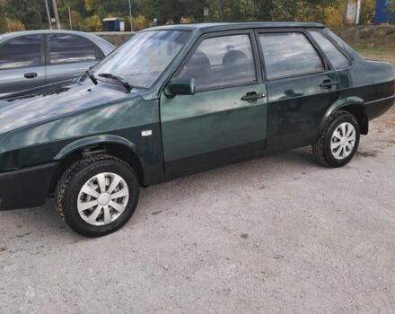 Зелений ВАЗ 21099, об'ємом двигуна 1 л та пробігом 150 тис. км за 971 $, фото 3 на Automoto.ua