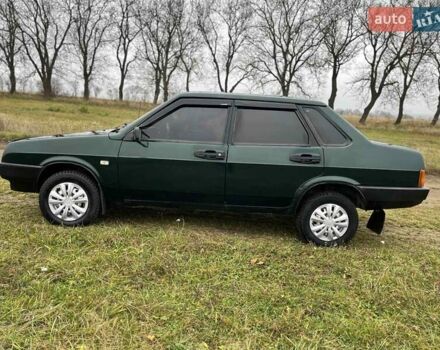 Зеленый ВАЗ 21099, объемом двигателя 1.5 л и пробегом 298 тыс. км за 1550 $, фото 7 на Automoto.ua