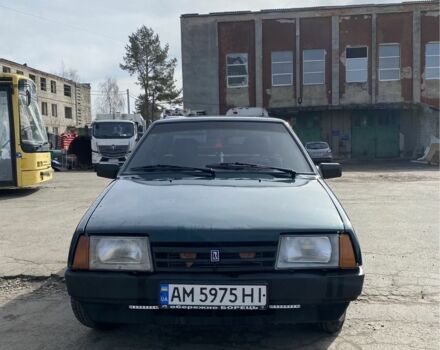 Зеленый ВАЗ 21099, объемом двигателя 1.5 л и пробегом 3 тыс. км за 2000 $, фото 1 на Automoto.ua