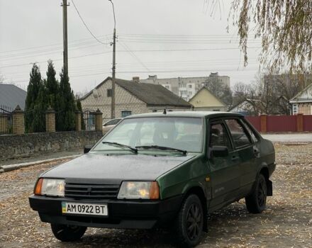 Зеленый ВАЗ 21099, объемом двигателя 1.5 л и пробегом 300 тыс. км за 700 $, фото 2 на Automoto.ua