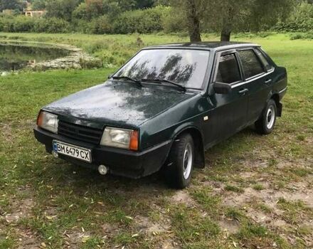 Зеленый ВАЗ 21099, объемом двигателя 1.5 л и пробегом 167 тыс. км за 1100 $, фото 11 на Automoto.ua